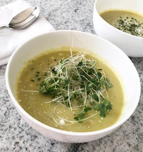 Asparagus Lemon & Parmesan Soup | Chef Near You, chefmuloo.com